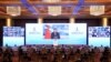 BRICS စီးပွားရေးထိပ်သီးအစည်းအဝေးဖွင့်ပွဲမှာ ဗွီဒီယိုကတဆင့် အမှာစကားပြောကြားနေတဲ့ တရုတ်သမ္မတ ရှီကျင်းဖျင် (ဇွန် ၂၂၊ ၂၀၂၂) (cnsphoto via Reuters) 