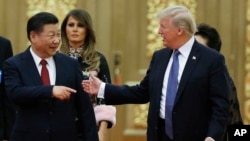 Shugaban Amurka Donald Trump da shugaban China Xi Jinping 
