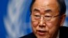 United Nations Secretary General Ban Ki-moon addresses a news conference at the United Nations in Geneva March 3, 2014.