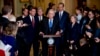 Senate Majority Leader Mitch McConnell, R-Ky., speaks to reporters during a news conference, Dec. 10, 2019, on Capitol Hill in Washington. 