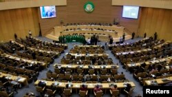 Closing session of the African Union's 21st Ordinary Session of the Assembly of Heads of States and Government, Addis Ababa, May 27, 2013. 