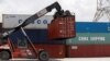 Containers of China Shipping and Cosco are loaded at a port in Ho Chi Minh City, Vietnam, July 27, 2018. 