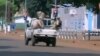 Former rebels controlling Bangui drove through the capital Thursday after the heaviest clashes there in months, Dec. 5, 2013.