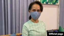 နိုင်ငံတော် အတိုင်ပင်ခံပုဂ္ဂိုလ် ဒေါ်အောင်ဆန်းစုကြည်။ (ဓာတ်ပုံ - Aung San Suu Kyi - မေ ၁၄၊ ၂၀၂၀)