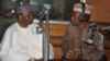 Tsohon Shugaban Najeriya Janar Yakubu Gowon Da Wakilin Muryar Amurka Ibrahim Abdul'aiziz 