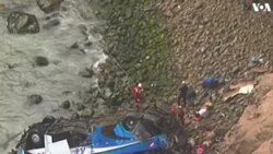 Dozens Die in Peru Bus Crash