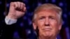 Le président élu des Etats-Unis, Donald Trump, parle lors de la nuit electorale à Manhattan, New York, États-Unis, le 9 novembre 2016. 