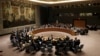 FILE - United Nations Security Council votes to approve resolution at the U.N. headquarters in New York, July 20, 2015.