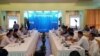 ၂၀၁၉  သြဂုတ်လ ၃၁ ရက်နေ့ ကျိုင်းတုံမြို့မှာ ကျင်းပတဲ့ ငြိမ်းချမ်းရေးဆွေးနွေးပွဲမြင်ကွင်း။ (NRPC) Aug 31, 2019
