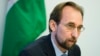 FILE - U.N. High Commissioner for Human Rights Zeid Ra'ad al-Hussein.