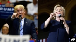  'Yan takaran shugabancin Amurka, Trump na Republican da Clinton ta Democrats