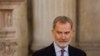 Raja Spanyol Felipe menghadiri upacara peringatan peringatan ke-10 proklamasi Raja Felipe VI di Istana Kerajaan di Madrid, Spanyol, pada 19 Juni 2024. (Foto: Juan Medina/Pool via AP)