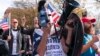 Biểu tình ủng hộ TT Trump ở Washington sau ngày bầu cử 3 tháng 11.